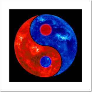 Yin Yang planet Posters and Art